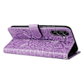 Miniatyrbild 3 av 5: Fodral med stativ, plånbok, stötskyddande PU-läder för Samsung Galaxy A15 5G Purple Style C Samsung Galaxy A15 5G