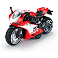 Miniatyrbillede 1 af 5: Motorcykel Legetøj, Træk Tilbage Køretøjer, Legering Legetøjs Motorcykel Med Lyd Og Lys, Motorcykel Replika 1:12 Skala, Motorcykel Legetøj Til Børn 3-9 (Rød)