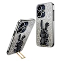 Miniatyrbilde 1 av 5: Støtsikker telefonveske for Infinix Hot 30i med glitterpulver, PC+TPU deksel med kickstand Multicolor Style A