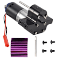Miniatyrbild 2 av 5: Metallväxel 370 Motor för C14 C24 B24 B36 MN D90 D99 MN99S RC Bil Uppgraderingsdelar Black