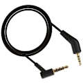 Miniatyrbillede 3 af 5: Reservedele Audiokabel til Bose QuietComfort QC 3 Hovedtelefoner uden Mikrofon Sort