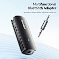 Miniatyrbillede 3 af 5: ESSAGER ES-BT09 Multifunktionel Bluetooth Adapter Bærbar kablet til trådløs BT5.3 Lavalier (C)