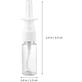 Miniatyrbillede 3 af 5: 5ml Næsesprayflaske Næsepumpe Sprayer Genopfyldbar Rejse Størrelse (5ml, 20 stk) (a-1b) 15ML