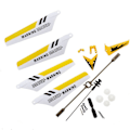 Miniatyrbilde 1 av 5: Reservedeler for S107 / S107G RC-helikopter, Blader, Koblingsbeslag, Indre Aksel - Gul
