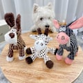 Miniatyrbilde 2 av 3: 3 stk Uforgjengelige Robuste Esler, Kvitrende Hundesleker For Aggressive Tyggere, Fylte Hundesleker Pluss Hundesleker