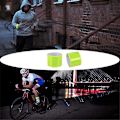 Miniatyrbilde 5 av 5: 10-pak Refleksbånd med Spenne Fluorescerende Armbånd Refleksbelte Sikkerhetsbelte Barn Voksne Gutter Og Jenter Sykling Løping Jogging