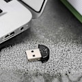 Miniatyrbild 2 av 2: USB 2.0 Mini Mikrofon Mic Ljudadapter Drivrutin Fri För Laptop Dator PC - Skype / MSN / VoIP / Röstigenkänningsprogramvara