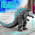 Miniatyrbilde 2 av 4: Godzilla Actionfigur 2021 12\" Fra Hode Til Hale Actionfigur Leke For B