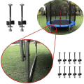 Miniatyrbilde 3 av 5: 12 Pakk Trampoline-avstandsholdere med Skruer for å Fikse Trampolinen - Reservedeler til Trampoline