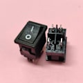 Miniatyrbild 5 av 5: Strömbrytare 6A250V T85/55 4 Stift 2 Lägen Båtmodell Brytare Ersättning (FCC)
