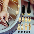 Miniatyrbild 4 av 4: 21 st Cykelventiladapter Hylsa Cykelventiladapter Ventilkonverteringsmunstycke Ventiladapter Cycl (C)