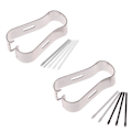 Miniatyrbilde 5 av 5: 1 sett med erstatningstips for berøringspenn med metallklips for Galaxy Tab S3 T820 T825/S4 T830 T835 Series Stylus