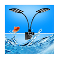 Miniatyrbild 3 av 5: X7 Dubbelhuvud Super Ljus LED Akvarieväxtlampa Akvarielampa Vattentät Clip-on Fisk Tank L