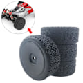 Miniatyrbillede 5 af 5: 4 stk. RC Gummidæk Sæt til WLtoys 144001 & 1/18 1/16 1/10 RC Bil Sort (C)