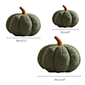 Miniatyrbillede 1 af 5: Kunstfærdig Plys Græskar, Plys Græskar, Efterårs Høst, Fyldt Græskar, Halloween Thanksgiving Dekorationer, Festartikler[C] 1