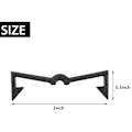 Miniatyrbild 3 av 5: 100 stycken plast-pegboard-krok-lås Pegboard Display Hook Förvaringsställ