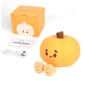 Miniatyrbilde 1 av 4: Nattlys Søt Gresskar Silikon Lampe Halloween Bærbar med Timer Berøring, Rask Frakt