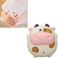 Pikkukuva 2 / 5: Sähköinen Mini 2-tasoinen USB-ladattava Nopea Lämmitin Piirretty Lehmä Yövalo Lämmitin (Beige)
