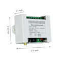 Miniatyrbild 2 av 4: 4-kanals fjärrkontrollbrytare för elektrisk utrustning, lampor, tak, flerfärgad (C)