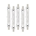 Miniatyrbild 1 av 5: 5-pack R7s 118mm 300w 230v, R7s halogenlinjär glödlampa, dimbar halogenlampa för byggnadsarbeten [C]