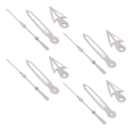 Miniatyrbild 4 av 5: 10-pack Urvisarpekare för Klocka, Timme, Minut, Sekund, Luminous, för Klockrörelsemodifiering, Passar NH35 NH36 SK-24[C]