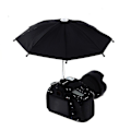 Miniatyrbillede 4 af 5: Hotsko Umbrellasol/Solskærm, Beskytter Kamera Mod Regn, Fugleafføring, Solskin, Sne, Vandafvisende Kamera Umbrellasol, Kamera Tilbehør