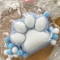 Miniatyrbilde 2 av 2: Squishy Leker, Gigantisk Poteleke Enorm - Pote - Formet Leke Massiv Potestress - Avlastningsleke Enorm Pote B