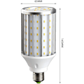 Miniatyrbillede 2 af 5: LED majs pære E27 30W, 6500K kold hvid LED majs pære E27, ikke-dimbar, LED majs pære (30W hvidt lys)[C]