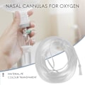 Miniatyrbillede 3 af 5: 8M Blød Næse-Oxygenrør Næse-Oxygenkanüle Næserør Velegnet til Oxygen Generator