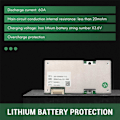 Miniatyrbillede 5 af 5: 8S 24V 60A BMS Li-Jern Lithium Batteri Oplader Beskyttelsesplade med Strøm Batteri Balance/Forbedring