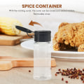Miniatyrbillede 2 af 5: 20 stk./sæt 100ml Krydderi Salt Peber Rystere Sort Krydderi Krukke Kan Peberflaske Grill Condiment Xinmu[C]
