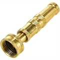 Miniatyrbillede 2 af 5: 1 stk., Robust Messing Slangemundstykke, Justerbar Drejning, Jet Sweeper Have Sprinkler, Holdbar Metal, Lækagesikker, Højtryk, 1,17 Tommer Diameter Til Udendørs