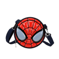 Miniatyrbild 1 av 5: Barnens Spiderman Captain America Superhjälte Messenger Bag Axelväska Rund Väska Julgåvor Dark Blue