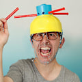 Miniatyrbild 3 av 5: 2024 Wet Water Challenge Keps Lek i Vatten Brädspel Partyspel Straff Rekvisita Hatt Busleksak Party Sp (C)