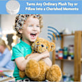 Miniatyrbilde 3 av 5: Stemmeopptaker for Teddybjørn Trykkbar Opptakbar Stemmeboks Opptakermodul 30 Sekunders Opptaker for Plysjdyr Plysj Leke Pute