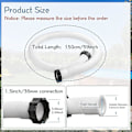 Miniatyrbillede 4 af 4: Slange Adapter til Intex Swimmingpool - Udskiftningsslange til Swimmingpool Slange Filterpumpe Slange