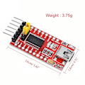 Miniatyrbilde 4 av 5: FT232RL FTDI Mini USB til TTL Seriell Konverter Adapter Modul 3.3V 5.5V FT232R (FCC)