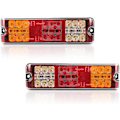 Miniatyrbillede 1 af 5: <p>2 stk LED Trailer Baglygter 12V E-Godkendt Vandafvisende Bil Baglygter, 5 Funktioner - Bremslys, Blinklys, Baklys, Positionslys, Reflektor