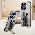 Miniatyrbilde 5 av 5: Støtsikker telefonveske for Infinix Hot 30i med glitterpulver, PC+TPU deksel med kickstand Multicolor Style A