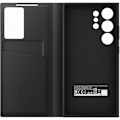 Pikkukuva 5 / 5: Virallinen Galaxy S23 Ultra, Galaxy S24 Ultra Smart View Wallet Case Suojakotelo, Musta (FCC)