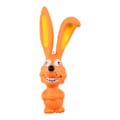 Miniatyrbillede 1 af 5: Interaktiv Squeaky Hundelegetøj Langøret Kanin Design Tandrensning Bidresistent Indbygget Lyd Kæledyr