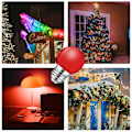 Miniatyrbild 4 av 5: 10-pack Färgade LED-lampor, 1W E27 G45 Glödlampor, Färgade LED-Mini-Globlampor, Blandade Färger för Utomhus- och Inomhussträngar, Jul, Fest [C]