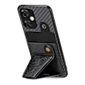 Miniatyrbild 3 av 5: Kolfiberplånboksfodral för OnePlus Nord CE 3 Lite Black