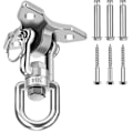 Miniatyrbild 1 av 4: Takkrok Hängande Stol Krok 360 Swivel, Rostfritt Stål Utomhusfäste Upp till 600kg[C]