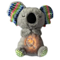 Miniatyrbild 1 av 5: Plush Leksak för Spädbarn Från Födelsen, Mjuk och Lugnande Nattlampa Som Andas och Lyser, Flickor o Grey