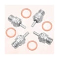 Miniatyrbilde 4 av 5: 4 stk. Hot Glow Plug N4 Tennplugger Nitro Motordeler Erstatter Os For Redcat 1/8 1/10 Rc Bil Lastebil