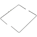 Miniatyrbild 2 av 5: Reparationsdelar för mittre ram, Z Fold 5 LCD-skärmhållare, digitaliseringskortsbyte