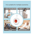 Miniatyrbillede 3 af 5: Mini Tuya WIFI Ældre SOS Knap Vandtæt Nød Panik Sensor (C)