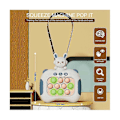 Miniatyrbild 3 av 5: Snabb Push Bubble Spel Fidget Spel Handtag Anti-Stress Leksaker med LED Spelmaskin Lindra Stress Leksak (C)