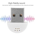 Miniatyrbild 5 av 5: Bärbar USB-min mikrofonadapter för datorljudinspelning